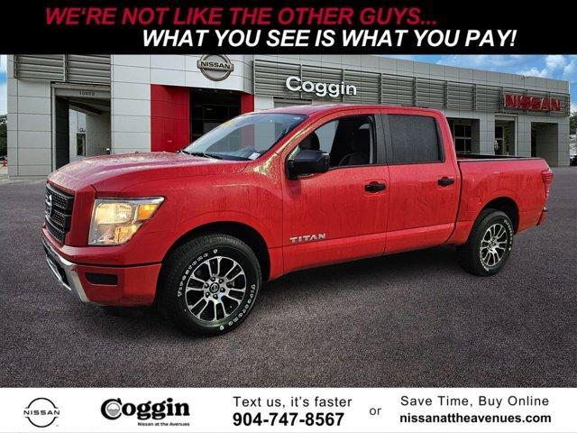 used 2022 Nissan Titan car, priced at $26,988