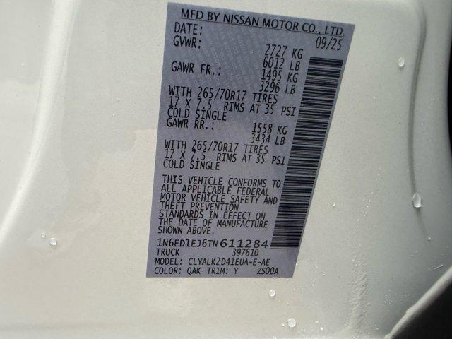 new 2026 Nissan Frontier car, priced at $44,931