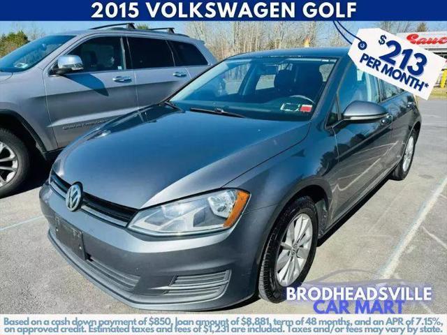 used 2015 Volkswagen Golf car, priced at $7,900