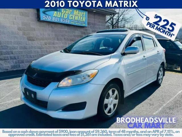 used 2010 Toyota Matrix car, priced at $8,000