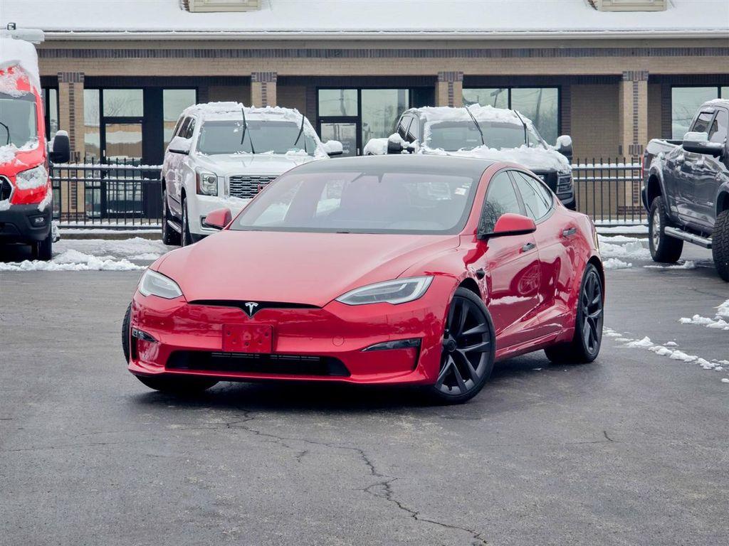used 2021 Tesla Model S car, priced at $58,400