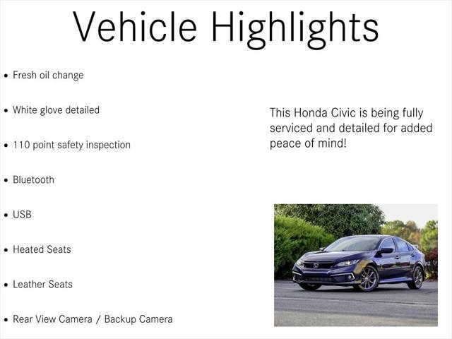 used 2020 Honda Civic car, priced at $23,600