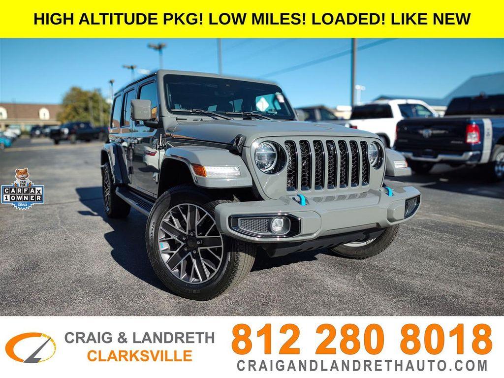 used 2022 Jeep Wrangler Unlimited 4xe car, priced at $33,400