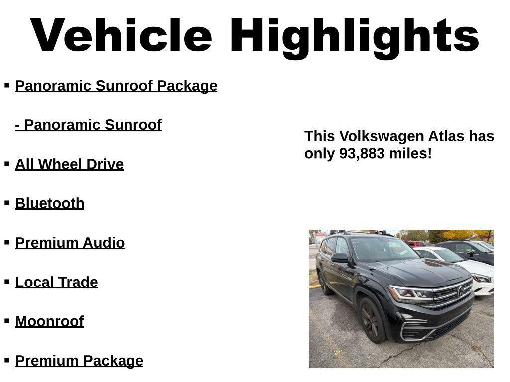used 2021 Volkswagen Atlas car