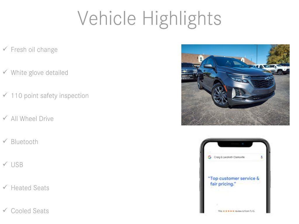 used 2023 Chevrolet Equinox car, priced at $25,400