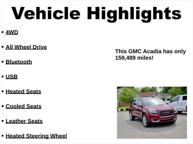 used 2017 GMC Acadia Limited car, priced at $11,300