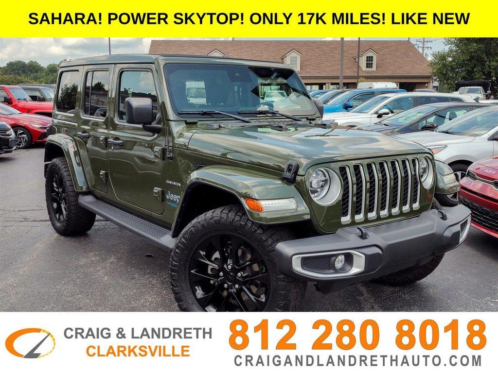 used 2021 Jeep Wrangler Unlimited 4xe car, priced at $41,800
