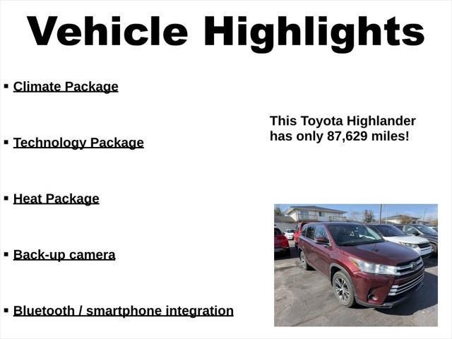 used 2019 Toyota Highlander car