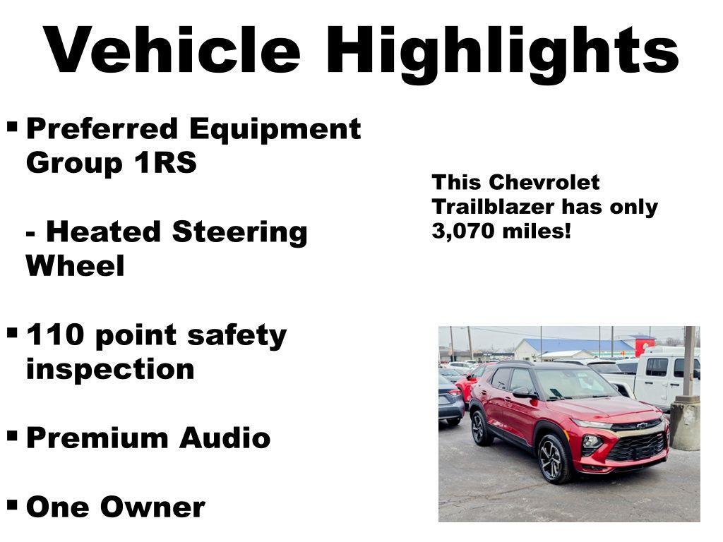 used 2022 Chevrolet TrailBlazer car