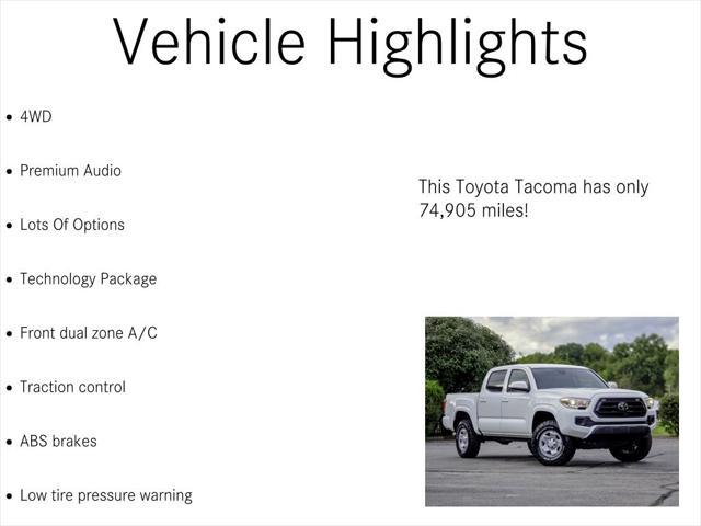 used 2021 Toyota Tacoma car, priced at $28,800