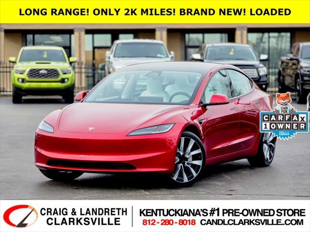 used 2024 Tesla Model 3 car, priced at $40,500