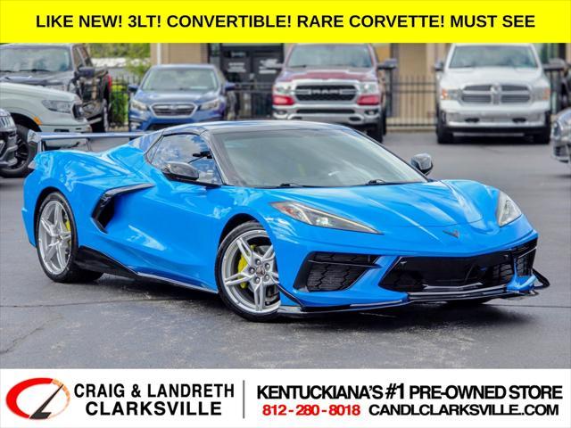 used 2021 Chevrolet Corvette car, priced at $77,500