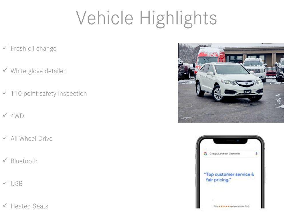 used 2017 Acura RDX car, priced at $17,600