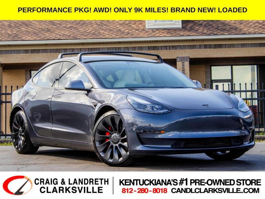 used 2022 Tesla Model 3 car, priced at $41,800