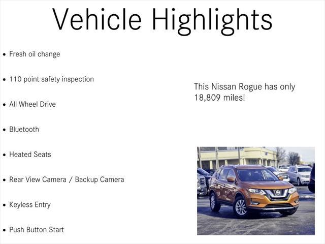 used 2019 Nissan Rogue car, priced at $22,400