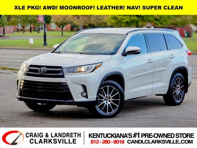 used 2018 Toyota Highlander car, priced at $22,400