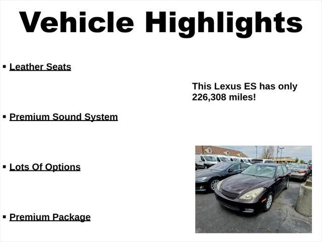 used 2004 Lexus ES 330 car, priced at $6,990