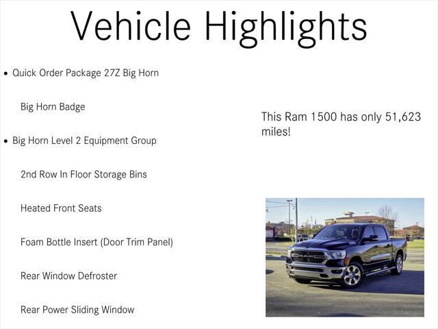 used 2021 Ram 1500 car, priced at $33,800