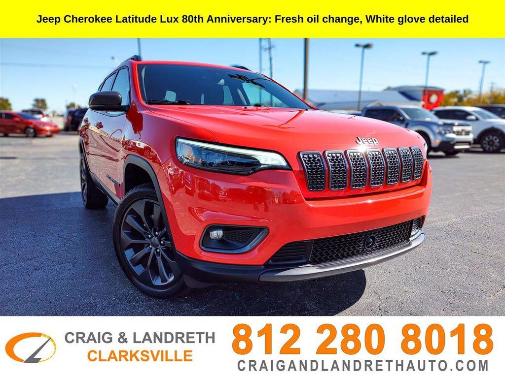 used 2021 Jeep Cherokee car, priced at $22,800