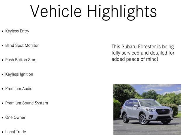 used 2023 Subaru Forester car, priced at $25,800