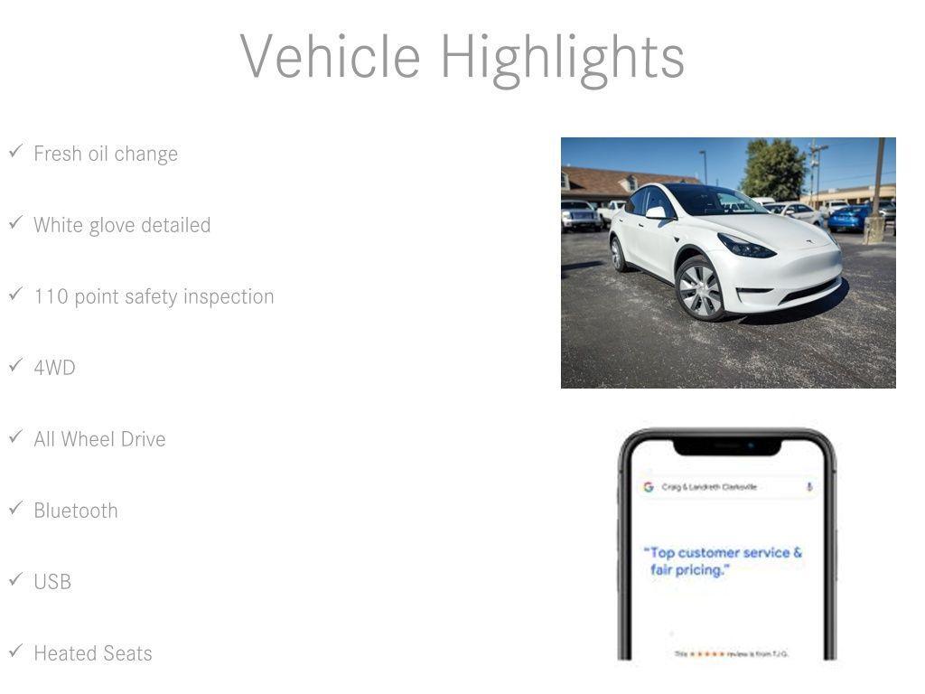 used 2024 Tesla Model Y car, priced at $39,400