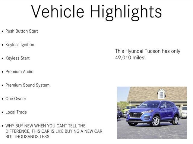 used 2021 Hyundai Tucson car, priced at $19,300