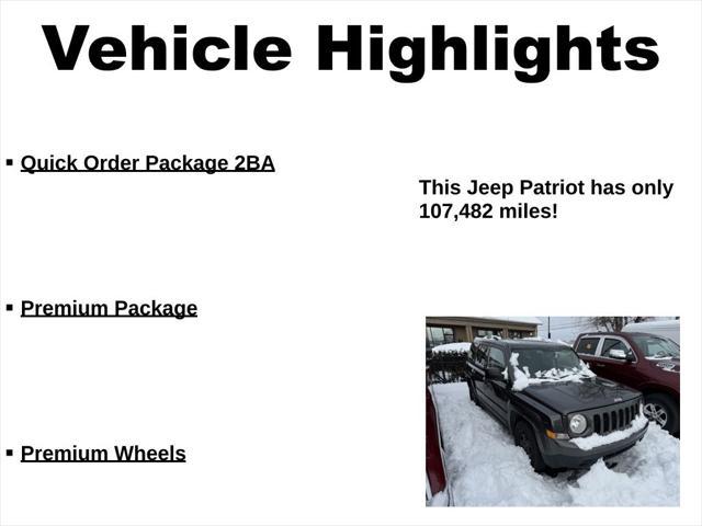 used 2016 Jeep Patriot car, priced at $9,300