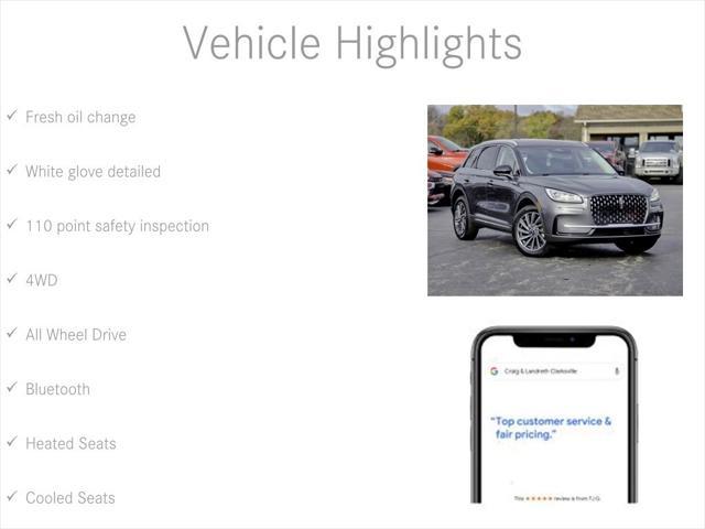 used 2023 Lincoln Corsair car, priced at $40,100