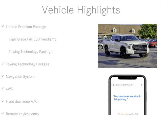 used 2024 Toyota Tundra Hybrid car, priced at $62,800