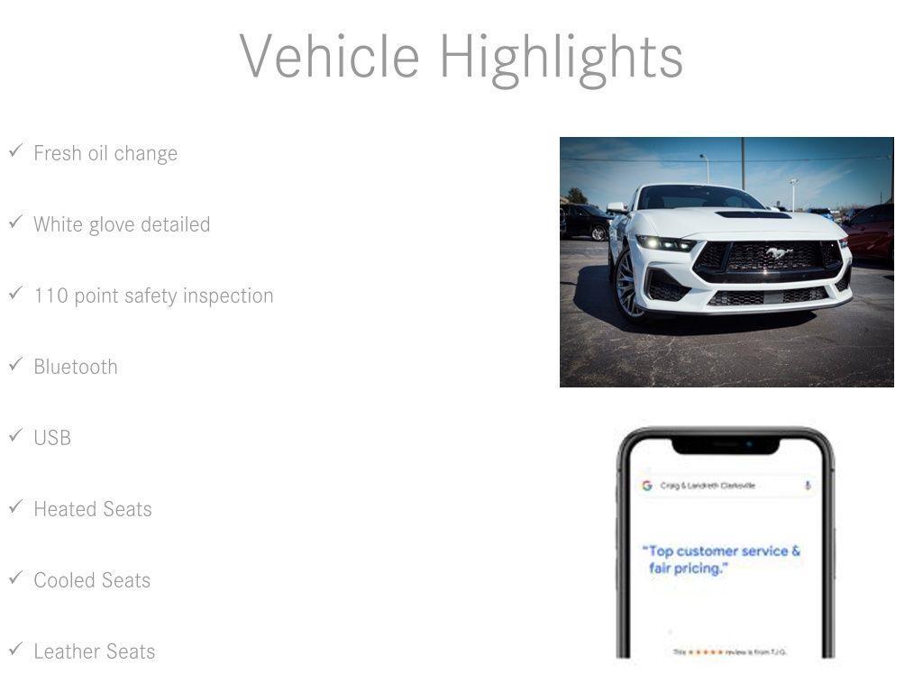 used 2025 Ford Mustang car, priced at $47,700