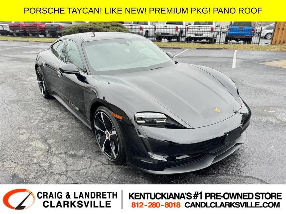 used 2022 Porsche Taycan car, priced at $72,200