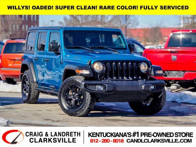 used 2020 Jeep Wrangler Unlimited car, priced at $31,600