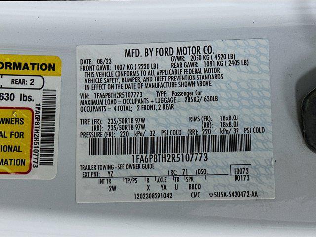 used 2024 Ford Mustang car, priced at $24,497