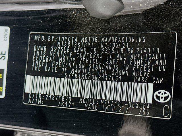 used 2024 Toyota Corolla car, priced at $18,496