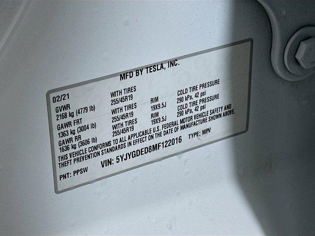 used 2021 Tesla Model Y car, priced at $22,996