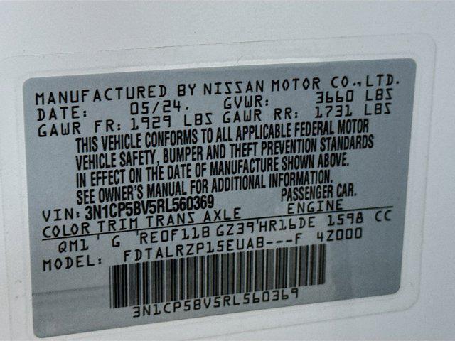 used 2024 Nissan Kicks car, priced at $15,396