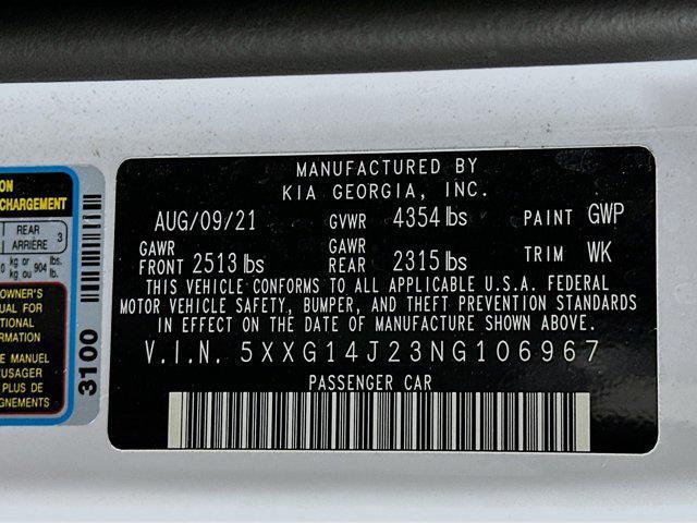 used 2022 Kia K5 car, priced at $19,997