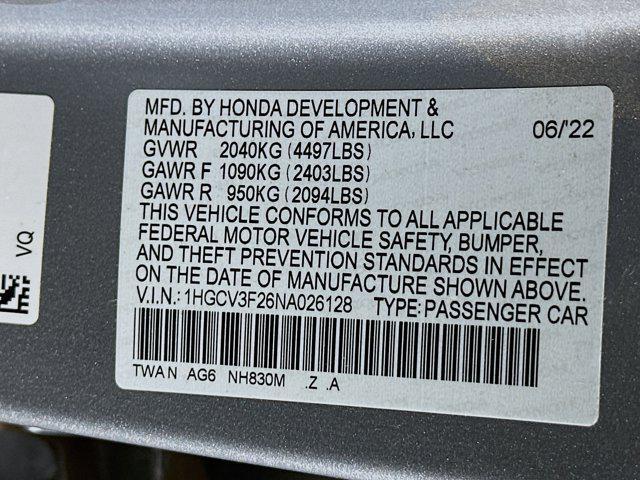 used 2022 Honda Accord Hybrid car, priced at $26,189