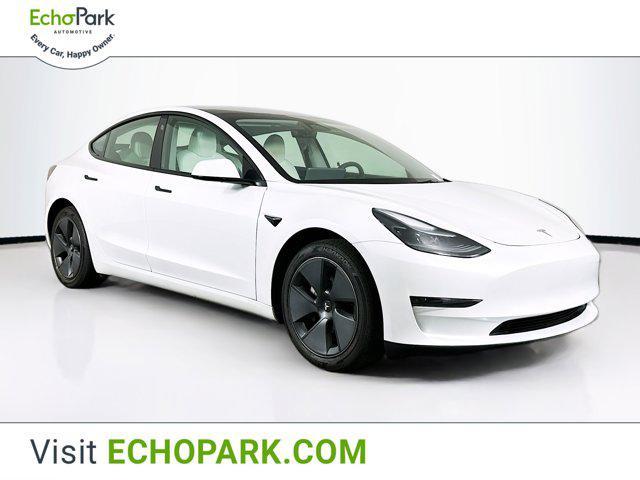 used 2023 Tesla Model 3 car, priced at $24,297
