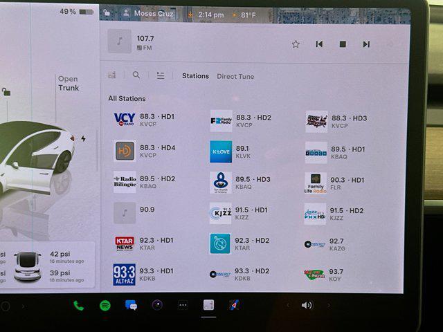 used 2023 Tesla Model 3 car, priced at $23,487