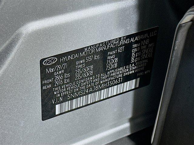 used 2021 Hyundai Santa Fe car, priced at $17,987