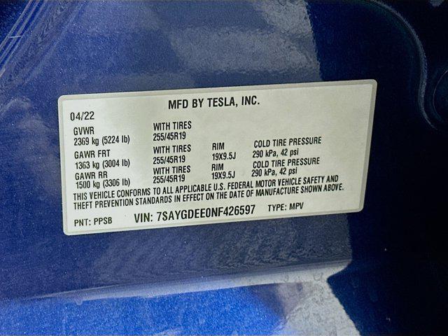 used 2022 Tesla Model Y car, priced at $27,987