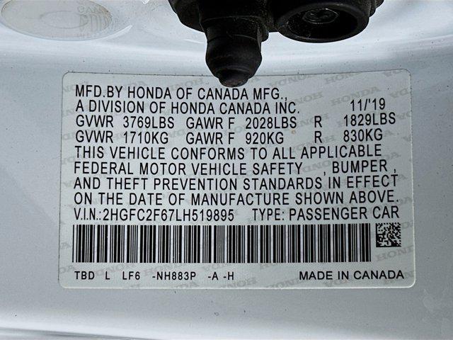 used 2020 Honda Civic car, priced at $18,496