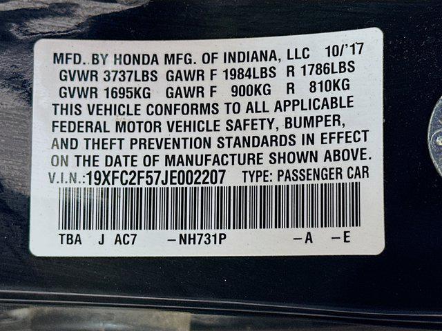 used 2018 Honda Civic car, priced at $14,299
