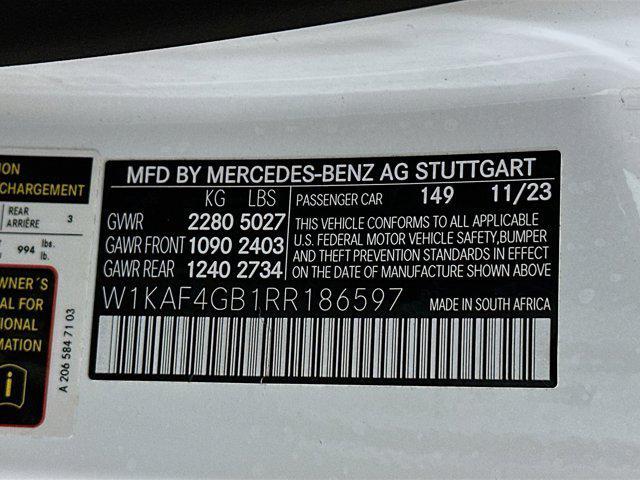 used 2024 Mercedes-Benz C-Class car, priced at $33,497