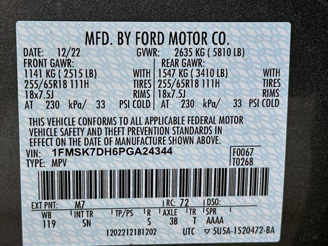 used 2023 Ford Explorer car, priced at $25,197