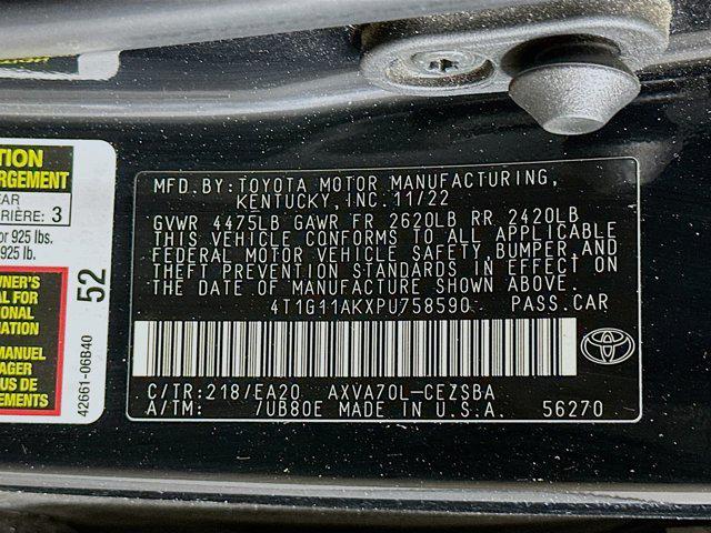 used 2023 Toyota Camry car, priced at $22,297
