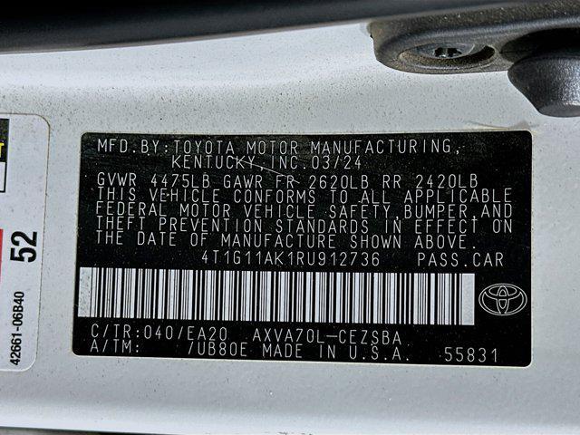 used 2024 Toyota Camry car, priced at $23,496