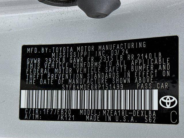 used 2024 Toyota Corolla car, priced at $17,987