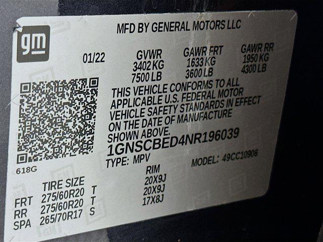 used 2022 Chevrolet Suburban car, priced at $41,597